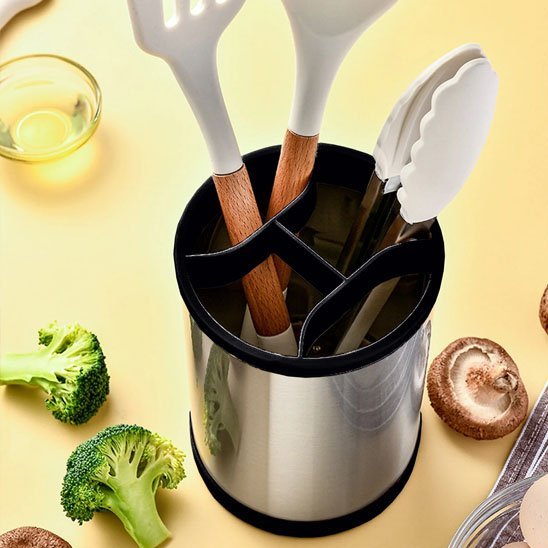Pot ustensiles cuisine | Élégance Pratique - Range moi ça