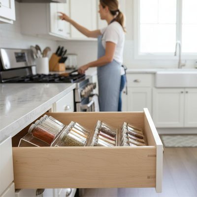 Rangement epices tiroirs | Modulable - Range moi ça