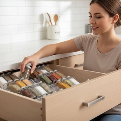 Rangement epices tiroirs | Modulable - Range moi ça